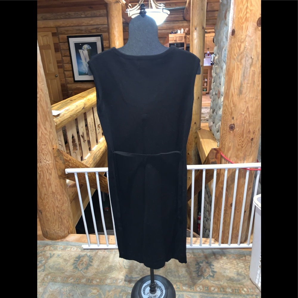 Sams Fifth Avenue vintage dress black wool Italy